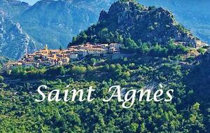 le château de St Agnès au départ de Monti